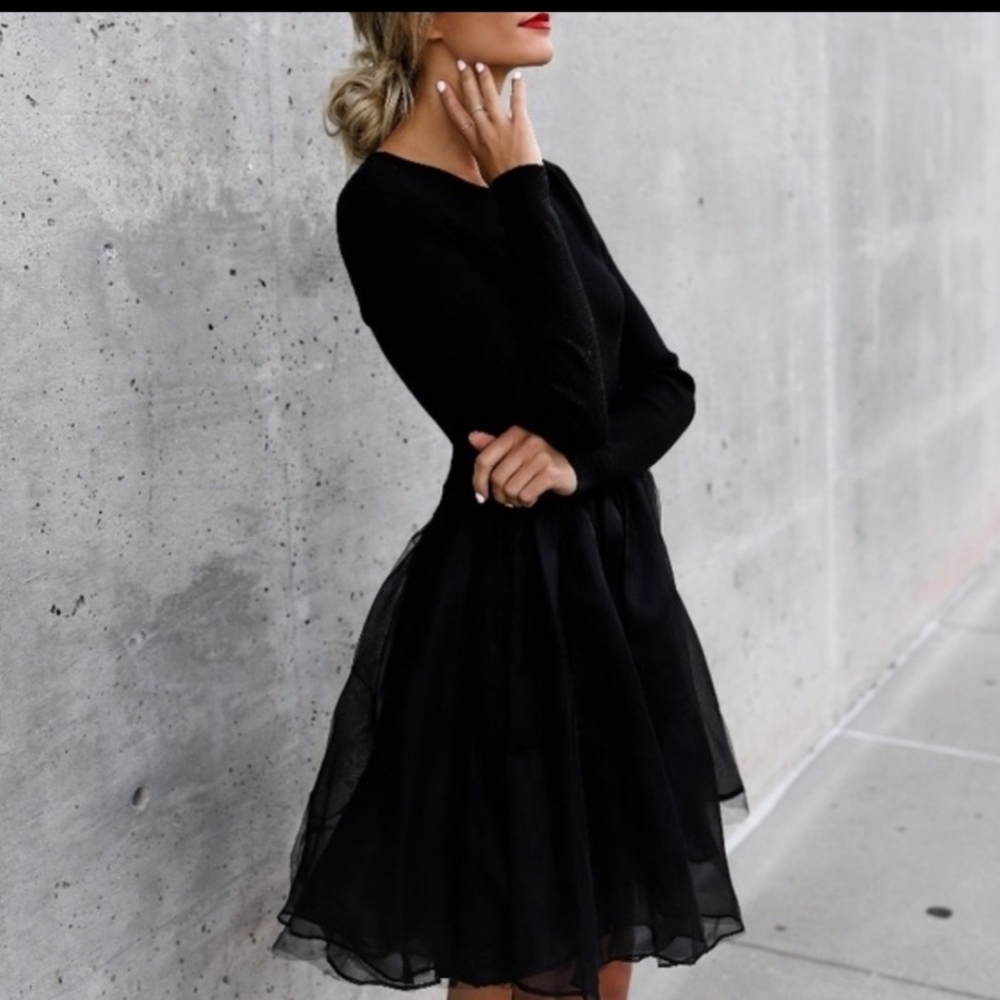 Vici Tranquil Tulle Dress🖤